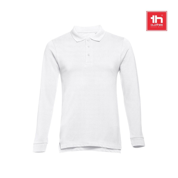 THC BERN WH 3XL. Herren Langarm-Poloshirt