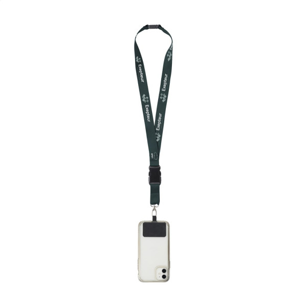 Lanyard Promo Complete Sublimation RPET 2 cm mit Patch